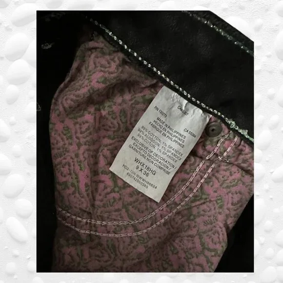 LADIES "ROCK 47 BY WRANGLER" (Tall) Ultra Low Rise- 32" NWOT - Picture 8 of 8